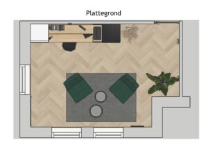 Indelingadvies coachingruimte