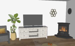 3D kleur en sfeer advies TV & haard